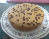 A picture of step 5 of Eggless choco chips cake.