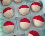 Foto langkah ke 4 dari resep Bakpao Merah Putih Isi Keju.