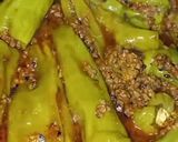 A picture of step 6 of Keema Bhari Hari Mirch...