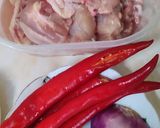 Gambar langkah 1 resipi Sambal berlado ayam.