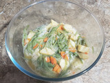 Tortilla de judías verdes y zanahoria