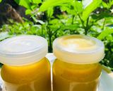 Hình bước làm 1 của món Sữa yến mạch- xoài