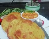 A picture of step 7 of Sooji ki poori.