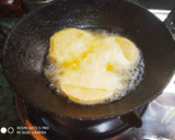 A picture of step 3 of Thekua.