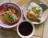 Hình bước làm 3 của món Cơm gà hải nam