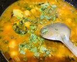 A picture of step 2 of Methi Aloo Chole (Chickpeas with Fenugreek & Potato).