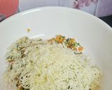 A picture of step 2 of Veg seekh kabab.