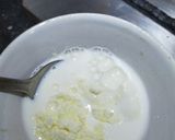 A picture of step 2 of Mava wali qulfi.