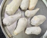 A picture of step 2 of Arbi Masala Fry.