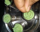 A picture of step 6 of Orange lemon posset shoters.