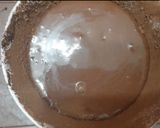 A picture of step 8 of Chocolatechip mountain lava cake.