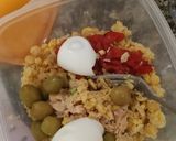 Foto del paso 2 de la receta: Ensaladilla de garbanzos y "mahonesa de aguacate"
