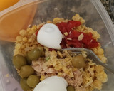 Foto del paso 2 de la receta: Ensaladilla de garbanzos y "mahonesa de aguacate"