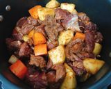 Hình bước làm 1 của món Phở Bò Kho