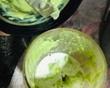 A picture of step 2 of - Avocado Milkshake with chia seeds,Layered with Papayas & Vanilla Sponge Cake.