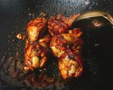 Hình bước làm 3 của món Cánh gà sốt teriyaki (phiên bản thiếu thốn nguyên liệu)