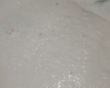 A picture of step 1 of Moong dal badi.