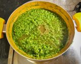 A picture of step 11 of Palak Khichdi.
