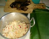 Foto langkah ke 4 dari resep Bodo/botok nasi, makanan khas cirebon😄.