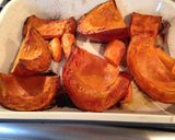 A picture of step 1 of Roasted Pumpkin Soup.