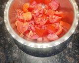 A picture of step 1 of Tomato and Dates Bengali Chutney.