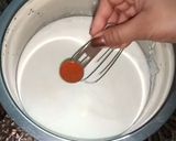 A picture of step 2 of Dahi Bara Aloo Dum.