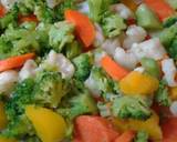 Creamy flats over a vegetable egg cake recipe step 2 photo
