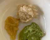 A picture of step 3 of Surati sev khamani.