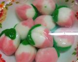 Hình bước làm 5 của món Chè trôi nước trái đào tiên