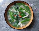 Hình bước làm 7 của món Canh bắp non ngọn bí