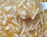 Foto del paso 6 de la receta: Papas, judías y fideos