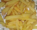 A picture of step 3 of Chinese Loaded fries.