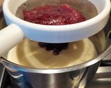 A picture of step 3 of Blueberry Panna Cotta.