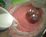 A picture of step 6 of Red velvet cake#bakingchallenge.