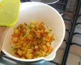 Foto del paso 2 de la receta: Arroz con zapallo italiano relleno