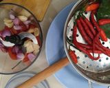 Foto langkah ke 1 dari resep Balado Terong dan Bakso.