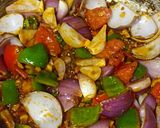 A picture of step 4 of Chilli Paneer.