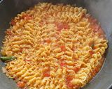 A picture of step 4 of Masala Maggi Sakshuka.