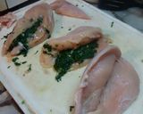 Foto del paso 2 de la receta: Pechugas de pollo rellenas con espinacas. Apto #DMA F2
