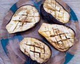 Foto del paso 1 de la receta: Berenjenas rellenas de calabaza y tofu