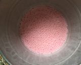 A picture of step 2 of Rose Lassi.