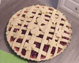 Meggyes rácsos pite recept fázis 4 fotója