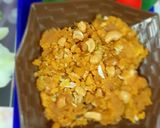 A picture of step 8 of Moong Dal Halwa.