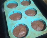 Foto del paso 9 de la receta: Panquecitos caprese (dulces) 🍫🐿️ muffins de torta caprese de chocolate extra húmeda y suave!!!
