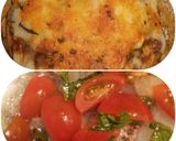 Foto del paso 5 de la receta: Mini lasaña, y ensalada de tomate cherry, cebolla y albahaca!😁😘