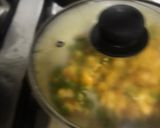 A picture of step 5 of Paneer Bhurji with peas.