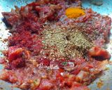 A picture of step 6 of Baigan Bharta/ Ringna No Olo sabzi.