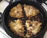 A picture of step 1 of California Farm Beef Stuffed Potato Skins on Latkes.