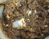 A picture of step 5 of Chikoo Halwa.