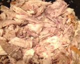 A picture of step 1 of Turkey and Dumplings Pot Pie.